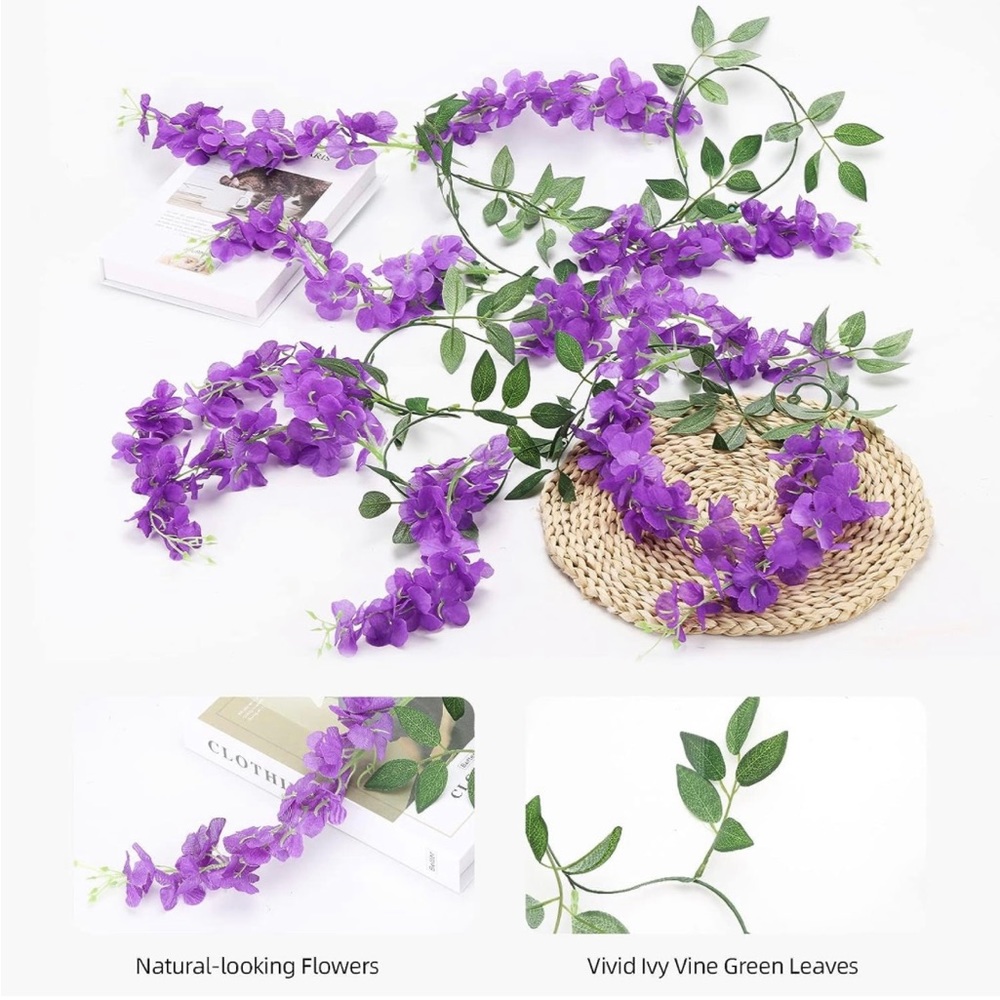 Purple Wisteria Vine